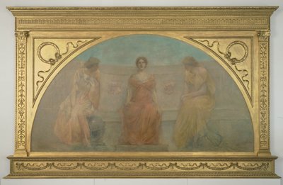Commerce and Agriculture Bringing Wealth to Detroit, 1900 by Thomas Wilmer Dewing